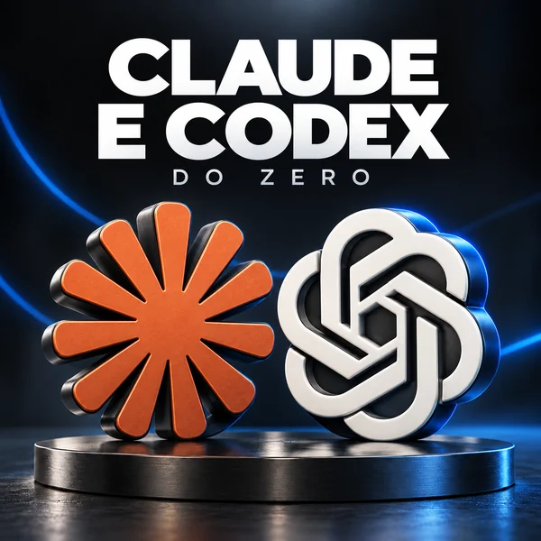Capa do curso Claude e Codex do Zero