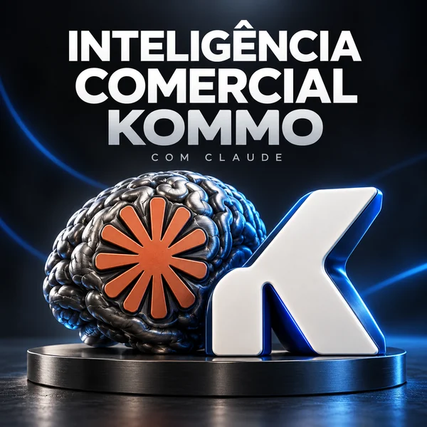 Capa do curso Inteligência comercial com Kommo e Claude