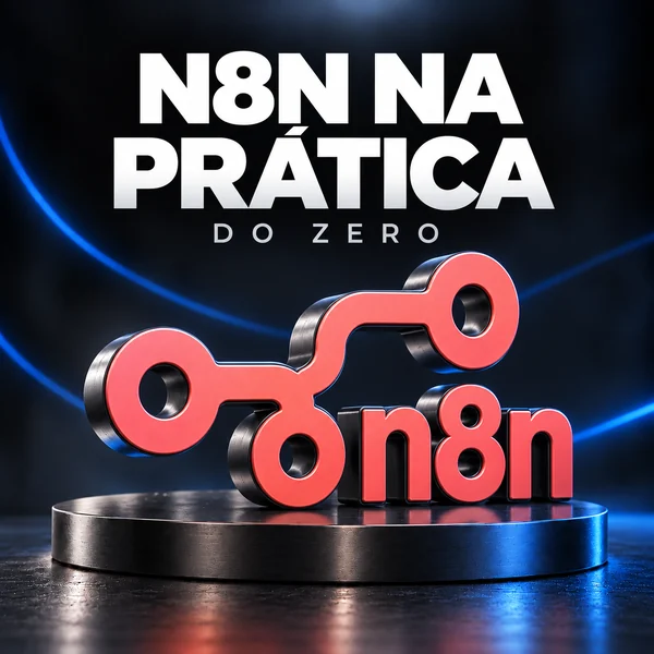 Capa do curso n8n na prática — do zero